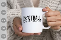 Football Grandma Svg Cut Files / Grandma Tshirt Design Product Image 3