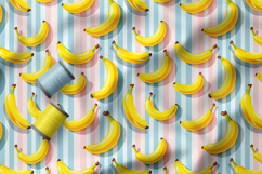 Colourful Macarons and Berries Seamless Patterns, Summer PNG Product Image 2