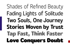 Rounded Sans Family - Rosmie Product Image 5