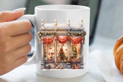 Christmas Window Sublimation Clipart, Christmas Window Product Image 5