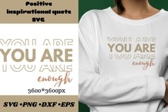 Positive inspirational quote svg | Motivational svg cut file Product Image 1