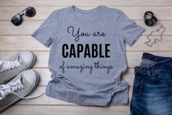 You are capable of amazing things| positive affirmation svg Product Image 9