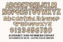 Fall Autumn Alphabet png clipart, fall autumn letters doodle Product Image 5
