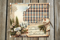 Vintage Christmas | 4 xmas Sublimation Tumbler Designs Product Image 5