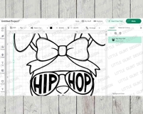 Personalized Kid Name Easter Bunny SVG PNG, Girl Easter Png Product Image 5