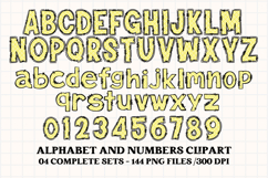 Snow White Alphabet png clipart, Snow letters doodle Product Image 5
