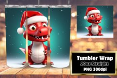 3D Cartoon Xmas Spirit Tumbler Sublimation 20oz Product Image 1