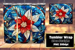 3D Stained Glass Winter Charm Sublimation 20oz Product Image 1