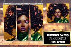 3D Melanin Prowess Tumbler Wrap 20oz Product Image 1