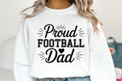 Proud Football Dad Svg | Game Day Svg | Shirt Svg Product Image 5