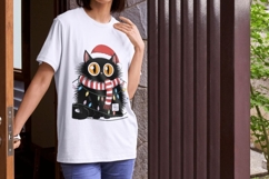 Funny Cat Christmas PNG - 7 Designs Product Image 5
