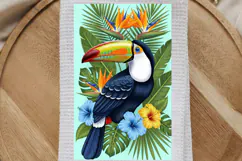 Toucan Kitchen Towel PNG, Toucan Kitchen Towel PNG Design Product Image 5