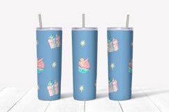 Unicorns sublimation. Skinny tumbler wrap design. Product Image 5