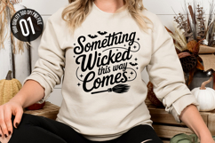 Something Wicked This Way Comes - Halloween t-shirt Design Product Image 1