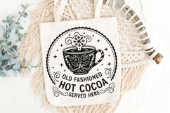 Old Fashioned Hot Cocoa Served Here Svg, Hot Chocolate Svg. Product Image 5