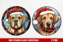 Stained Glass Christmas Dog Ornaments Product Image 1