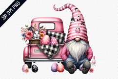 Easter Day Gnome - Sublimation Clipart PNG Design Product Image 1