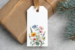 Watercolor wildflowers Clipart Bundle | Spring wildflowers Product Image 5