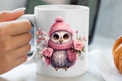 Christmas Owl Clipart, Christmas Owl Clipart, Christmas Owl Product Image 5