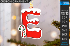 Christmas Letter Ornaments Bundle|Hanging Christmas Monogram Product Image 8