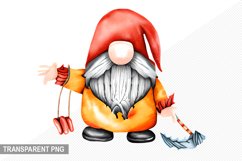 Halloween Gnome - Halloween Gnome Sublimation Design Product Image 1