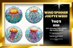 Jellyfish Wind Spinner Sublimation - 04 Variati Product Image 1