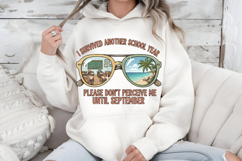Survived Another School Year PNG, Teacher Summer Sublimation Product Image 5
