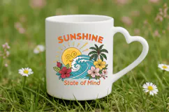 Sunshine state of mind PNG, Beach PNG Sublimation Design Product Image 5