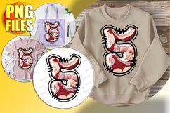 5 Doodle Letter Valentine Loving Playful Style! Product Image 1