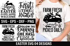 Easter SVG Design - Farm fresh carrots 10c picked Product Image 1