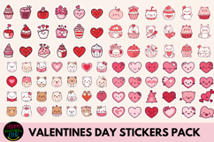 Valentines Day Stickers Pack I Girly Valentine Stickers Pack Product Image 5