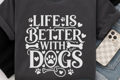 Life Is Better With Dogs Svg, Dog Lover Svg, Dog Mom Svg. Product Image 6