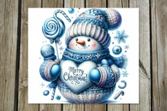 Xmas Snowman | 4 Christmas Skinny tumbler sublimation PLUS Product Image 5