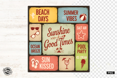 Summer Signs Png Sublimation - Summer Beach Png Product Image 1