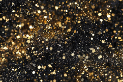 Black and Gold Luxury Sparkle Glitter Background Product Image 1