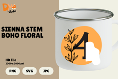 Sienna Stem Boho Floral Monogram Product Image 1