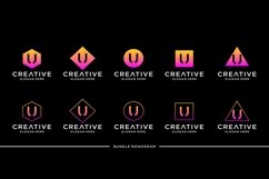 Letter U Logo Bundle Monogram Product Image 1