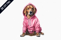Valentine's Day DOG Sublimation PNG Design Product Image 1