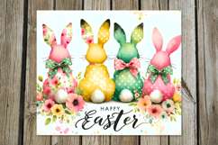Easter rabbit | 4 Skinny tumbler Sublimation designs PL Product Image 5
