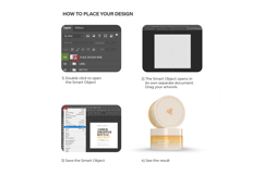 Plastic Cream Jars - PSD Mockup Product Image 5
