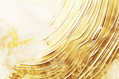 Golden wave design on a white background with smooth curves Product Image 1