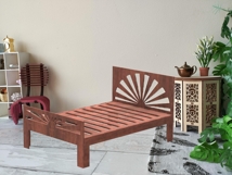 Upgrade set: sunrise headboard footboard for bed digital fil Product Image 5