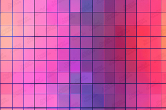 Pink and Purple Geometric Square Grid Background Product Image 1