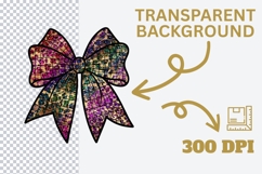 Leopard &amp; Checkered Bow PNG Set Product Image 5