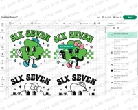 Funny Six Seven lucky shamrock SVG PNG St Patricks Day Shirt Product Image 5