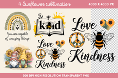 Sunflower Sublimation bundle PNG Product Image 4