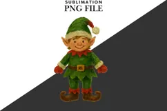 Oil painted elf png design for T-shirts Product Image 2
