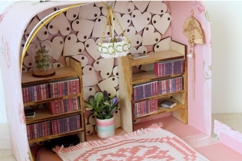 Miniature printable books, dollhouse library accessories dow Product Image 5