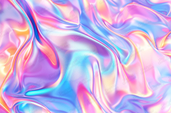 Vibrant Iridescent Liquid Silk Abstract Background Product Image 1