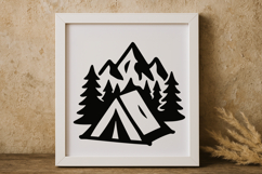 Adventure Mountain Camping SVG Product Image 1